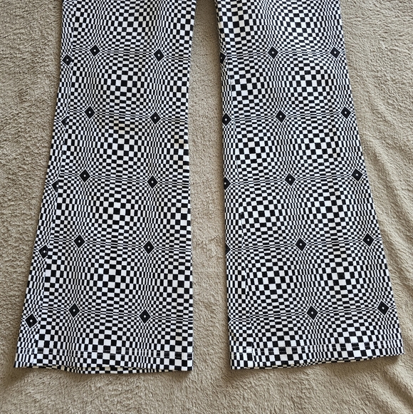 Escada Optical Illusion Flare Pants size 34 - Picture 6 of 14